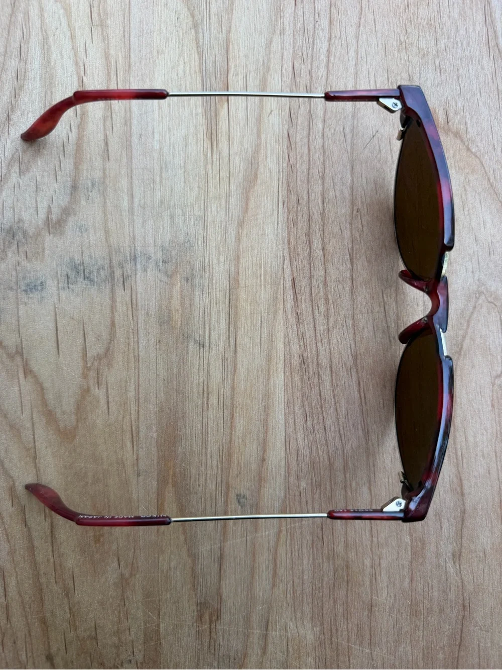 Vintage Nikon Cat-Eye Women's Sunglasses in Tortoise Red